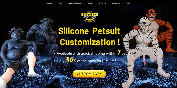 Silicone Custom-Made Pet Suit