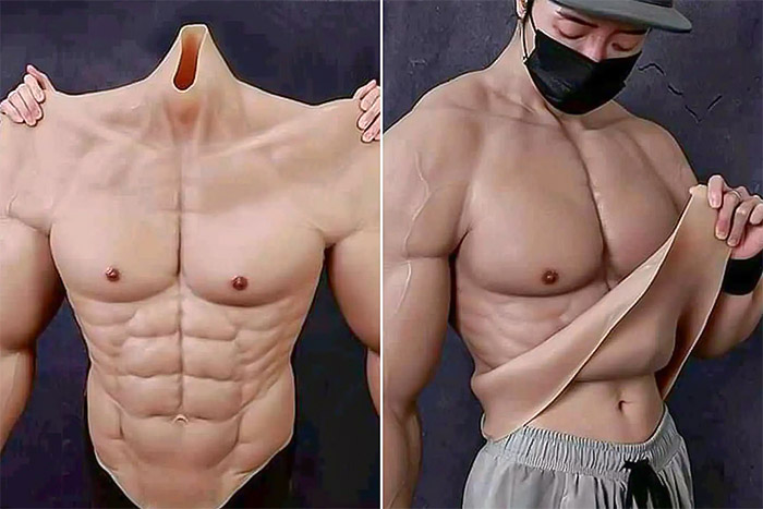 Will the muscle suit make me look unrealistically bulky?