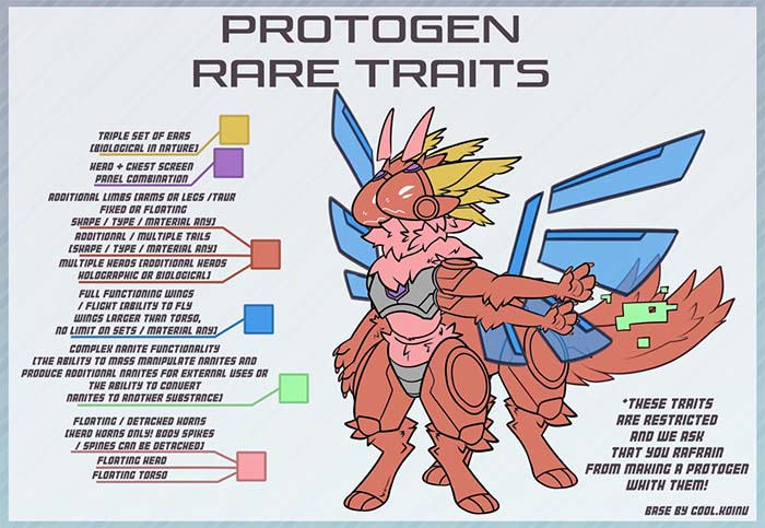 Rare Protogen Traits