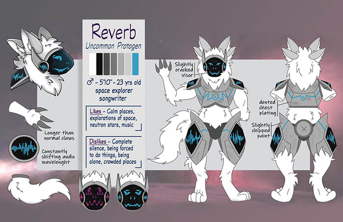 Description of the appearance of Robot Furry
