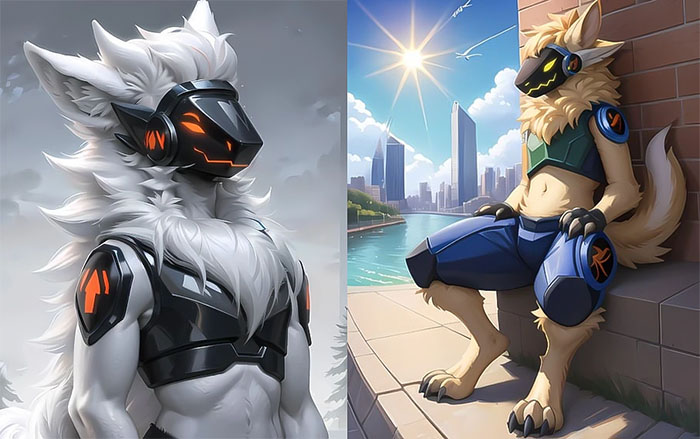 The popularity of Robot Furry