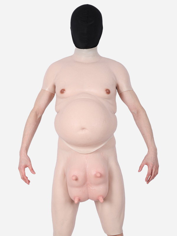 body-suit-with-beer-belly-gradient-pink-cow-udders-pants-2
