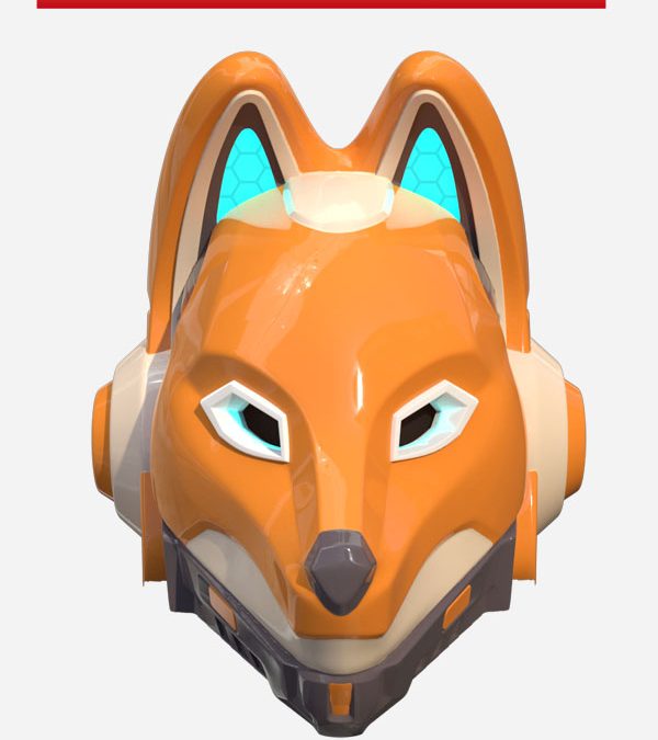 Protogen Fox Nick Mask