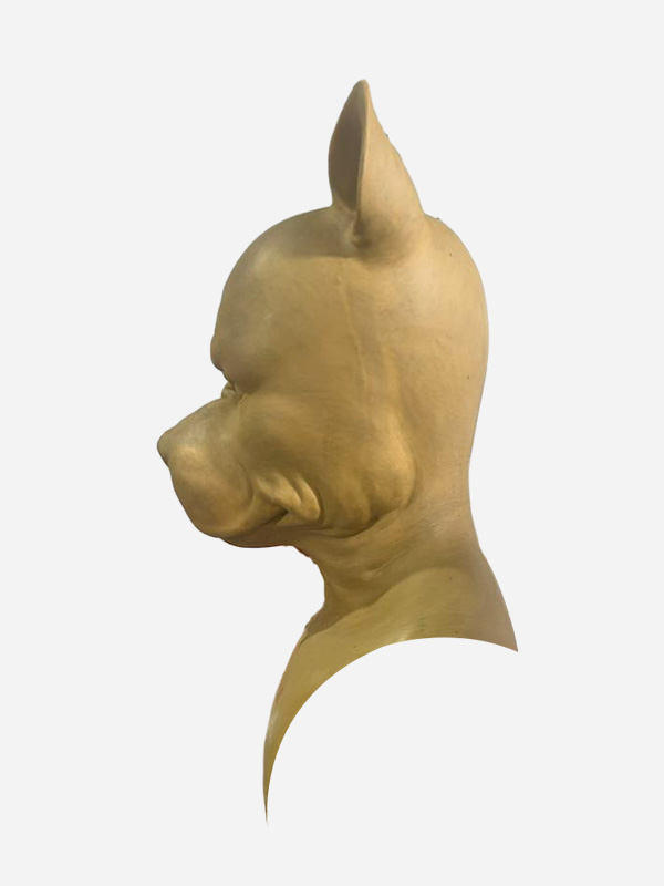 Pre-Sale Silicone Black Bulldog Mask