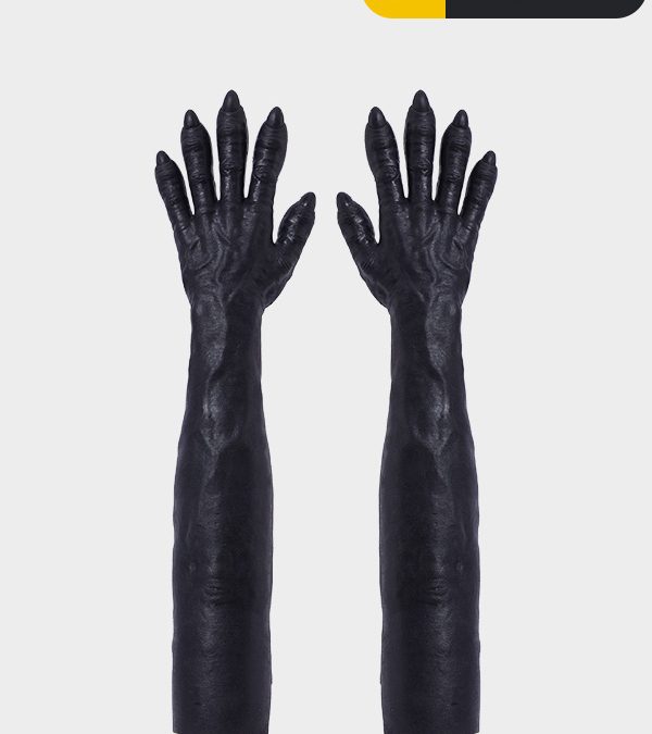 Black Silicone Monster Gloves