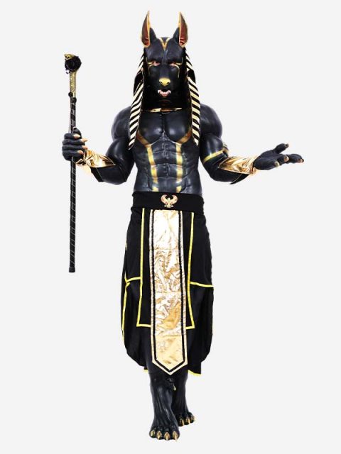 Silicone Anubis Muscle Petsuit Set