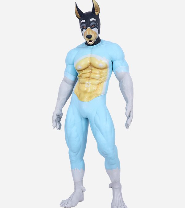 Silicone Bandit Muscle Petsuit Set