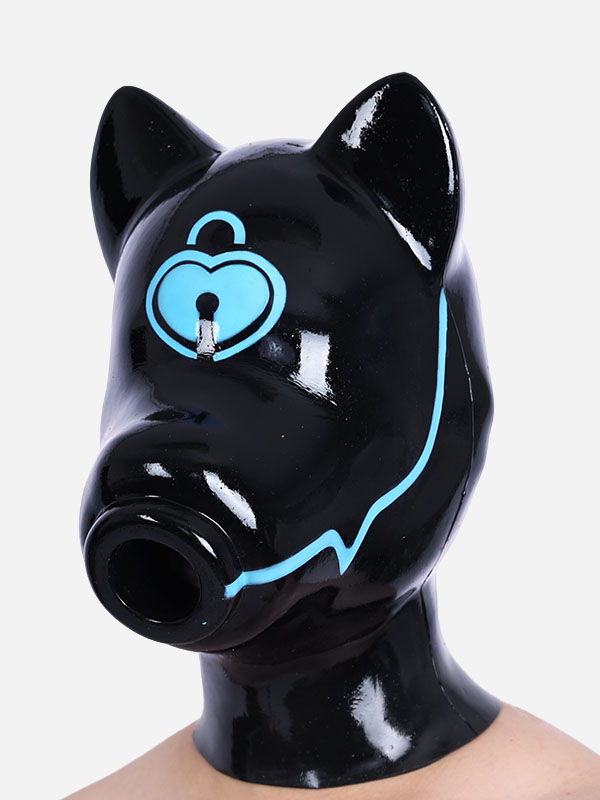 silicone-short-ears-drone-hood-heart-lock-2