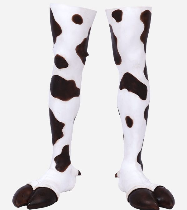 Silicone Spotted Cow/Bull Hoof Boots