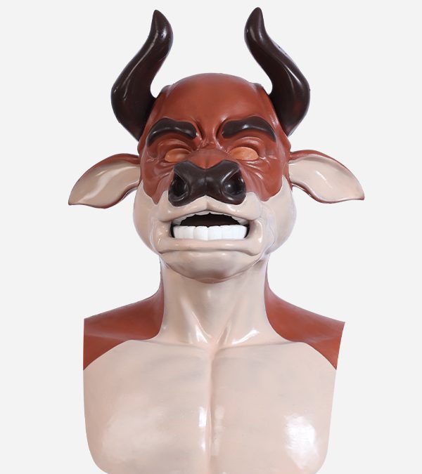 Silicone Blaze Bull Mask