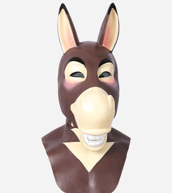 Silicone Rustic Donkey Mask