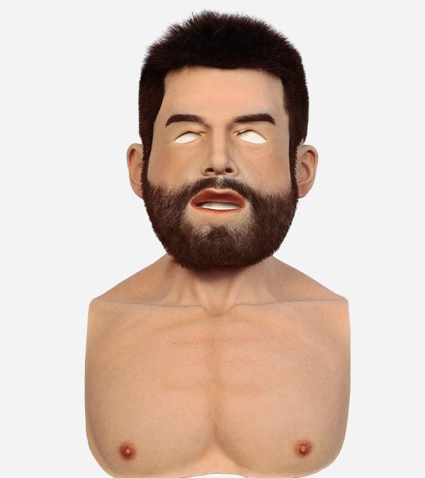 Thor Realistic Mask with Rooted Beard