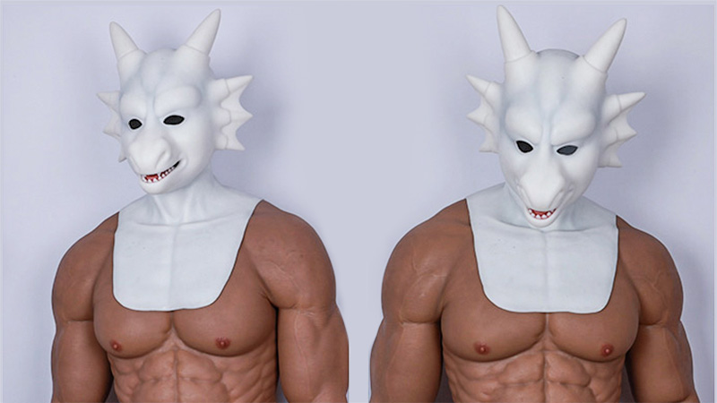 5 Ways to Use a Dragon Mask and Silicone Muscle Vest for Fantasy Fetish Play
