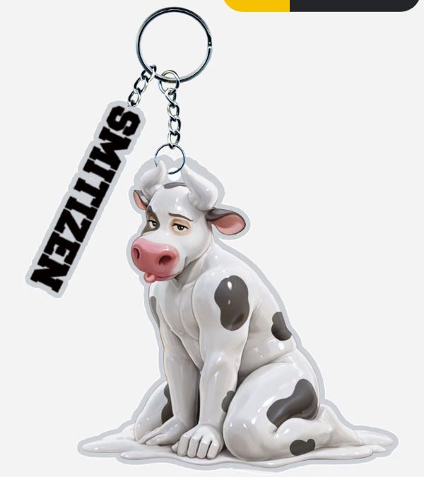 Keychain Cow