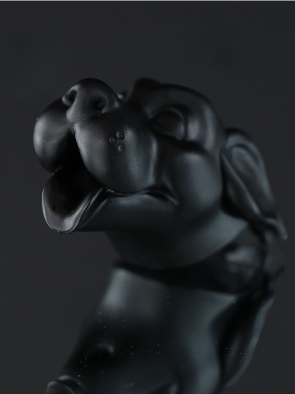 Black Resin Pup Chastity Cage – Pre-Order Now for Early Bird Price - 4