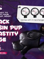 Black Resin Pup Chastity Cage – Pre-Order Now for Early Bird Price - Cover