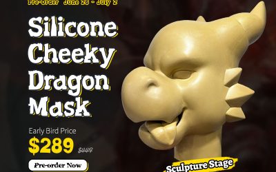 Silicone Cheeky Dragon Mask – Pre-Order Now for Early Bird Discount!