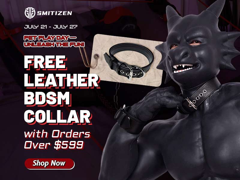 Pet Play Day Is Here — Get a FREE Leather BDSM Collar with Your Order!
