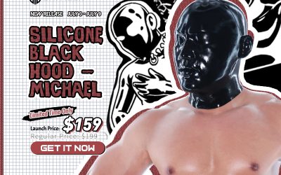 Silicone Black Hood – Michael – Unleash Your Dark Fantasy