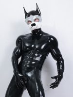 black-glossy-silicone-muzzle-puppy-Muscle-petsuit-set_29