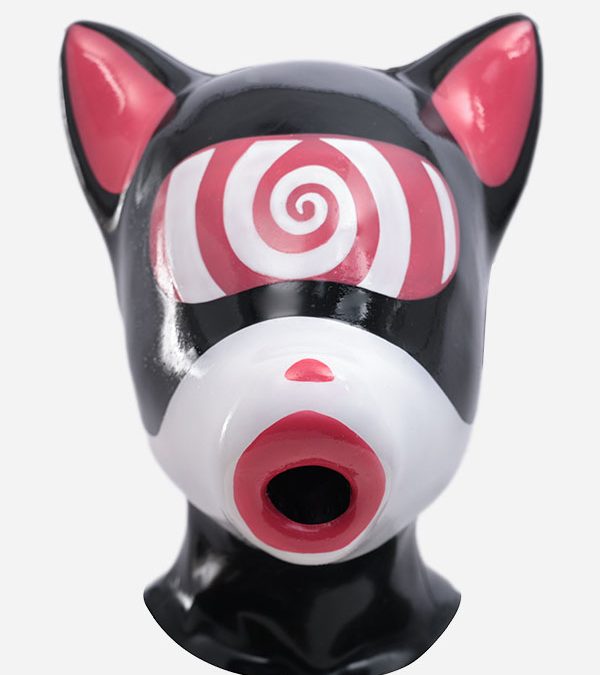 Silicone Short Ears Dog Drone Hood – RedHypno