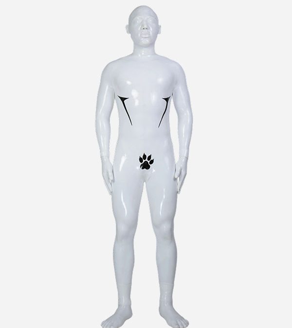 White Silicone Michael Hood Petsuit Set – Paw
