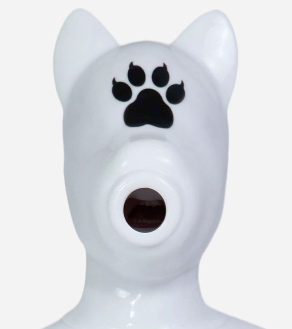 White Silicone Short Ears Drone Hood – Paw