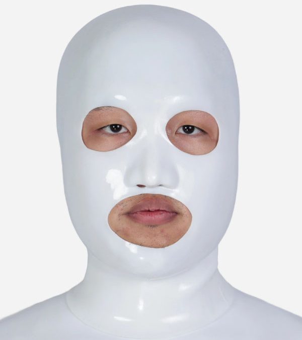 White Three-Hole Silicone Hood