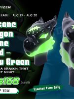 Become a Dragon That Glows at Night — Introducing the Silicone Dragon Drone Hood – Glow Green - Cover