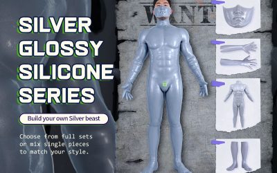 Shine Like a Beast: Complete Your Transformation with the Silver Glossy Silicone Series