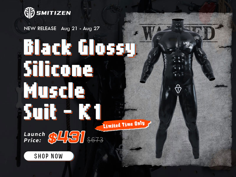 Step Into the Dark: Discover the K1 Series Glossy Muscle Suits from Smitizen