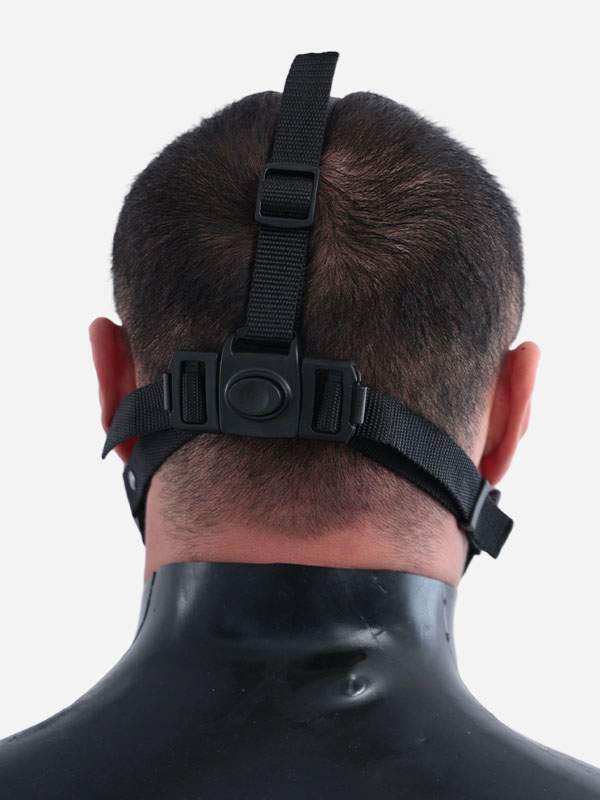 Black Glossy Silicone DogPup Muzzle – Realistic, Durable & Comfortable Fit - 5