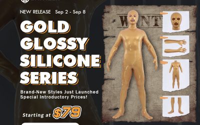Gold Glossy Silicone Series: Unleash Your Inner Shine
