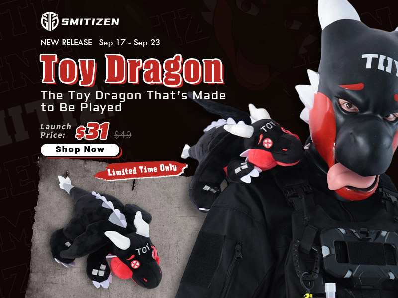 Smitizen New Release: Toy Dragon – Your Playful Plush Companion