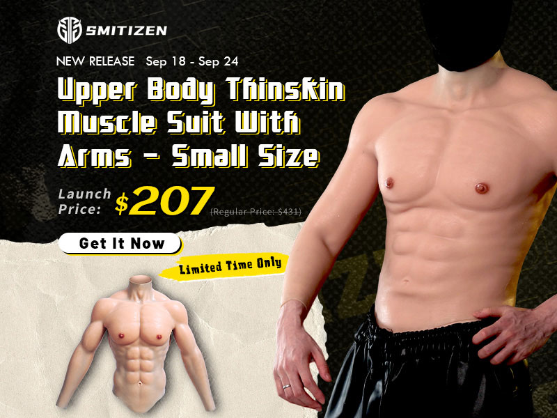 Smitizen New Release: Upper Body Thinskin Muscle Suit With Arms – Small Size