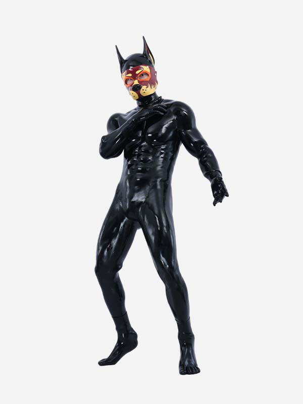 black-glossy-silicone-flame-muzzle-puppy-muscle-petsuit-set_04
