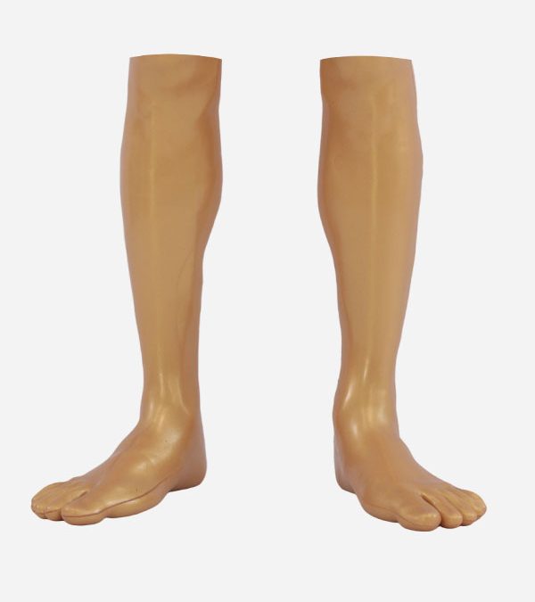 Gold Glossy Silicone Feet Covers