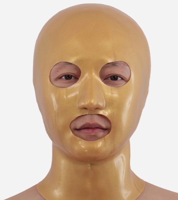 Gold Three-Hole Silicone Hood