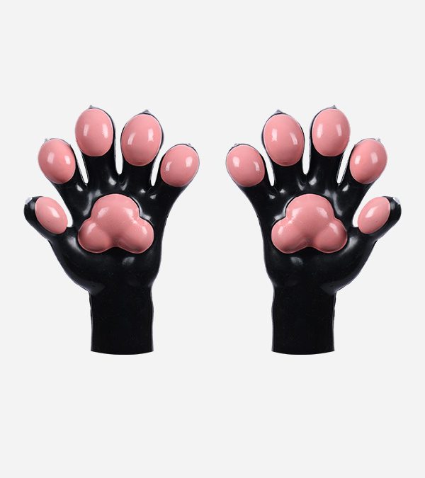 Glossy Silicone Furry Paws