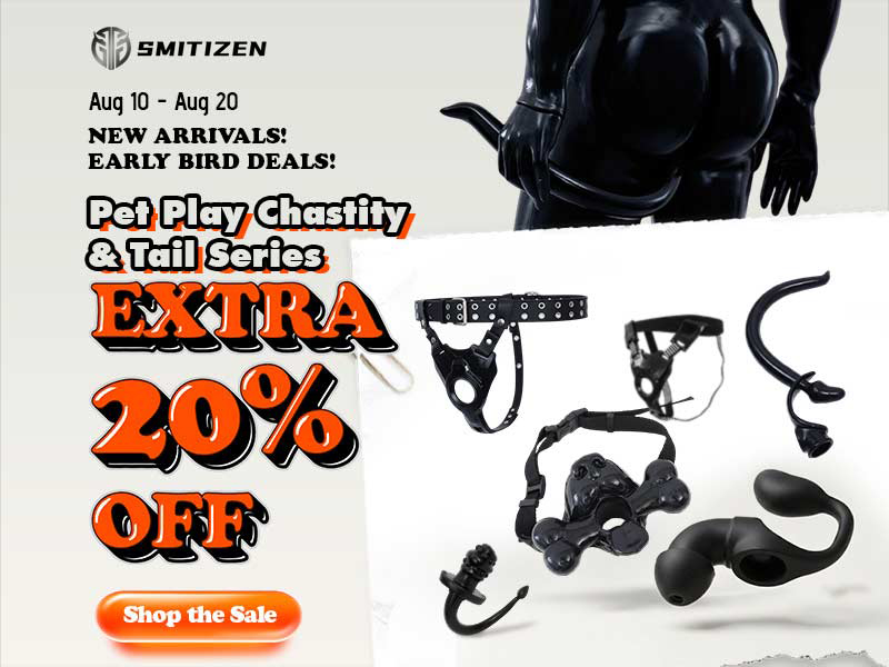 Discover Smitizen’s Glossy Silicone Pet Play Collection New Designs, Realistic Feel, and 20% Off Early Bird Deals