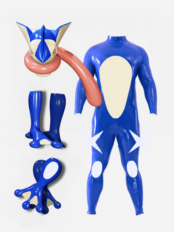 glossy-silicone-ninja-frog-petsuit-set2