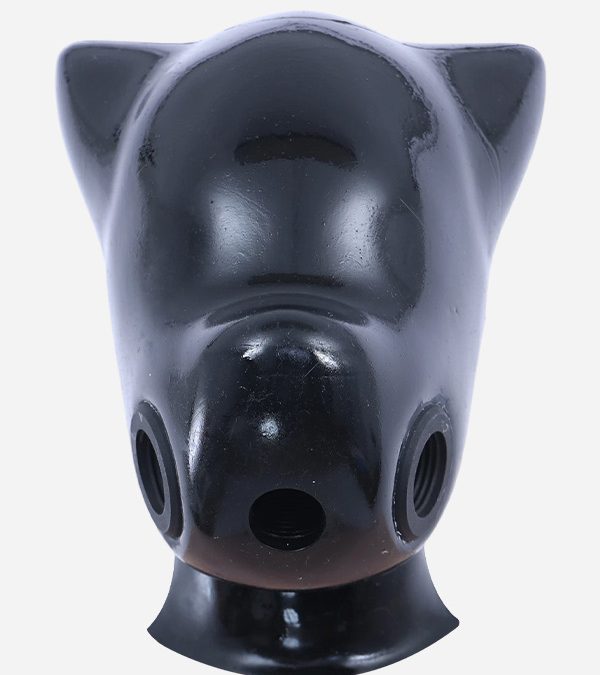 Silicone Full-Face Short Ears Drone Hood Gas Mask
