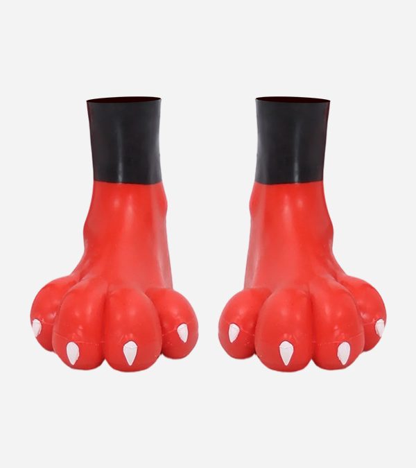 Glossy Silicone Flare Tiger Feet Paws