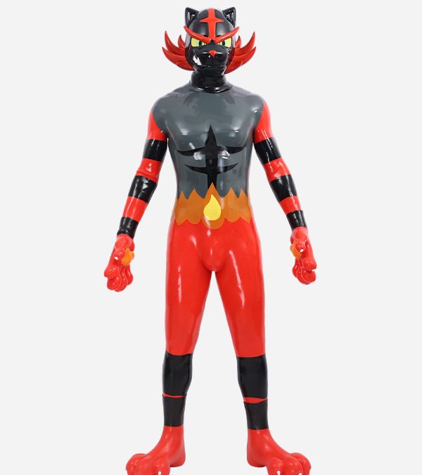 Sculpted Silicone Tiger Pet Costume Set