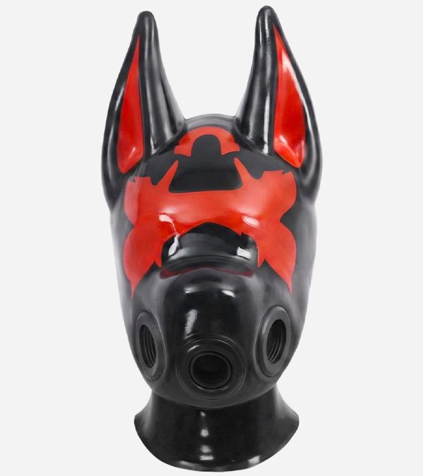 Silicone Full-Face Long Ears Drone Hood Gas Mask -  XLock