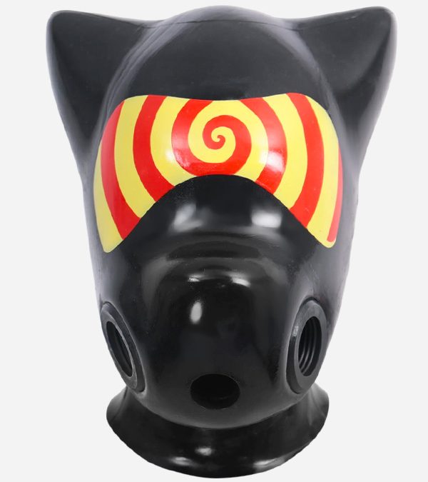 Silicone Full-Face Short Ears Drone Hood Gas Mask -  Hypno