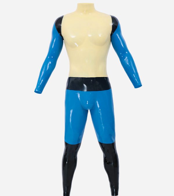 Neck Entry Silicone Starlight Wolf Catsuit - Large Size