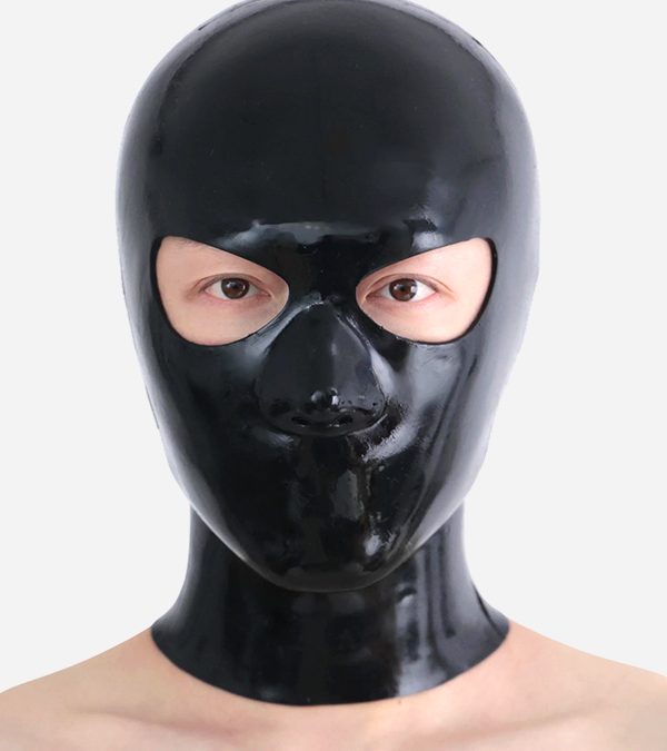 Glossy Silicone Open Eyes Hood