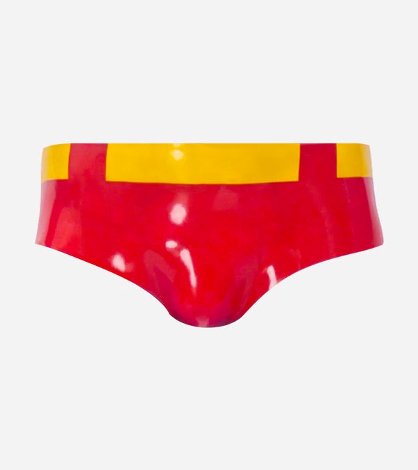 Silicone Red Bulging Briefs