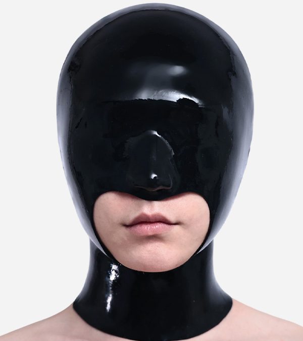 Glossy Silicone Open Mouth Hood - Exposed Chin